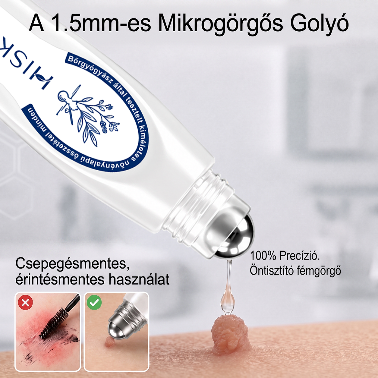 💎Hivatalos Márkabolt | 🚢🚢 Hiskin® 7 napos Szemölcseltávolító Roll-on Ápoló Folyadék (Fájdalommentes rollerball technológia, hegek nélkül) 🐬