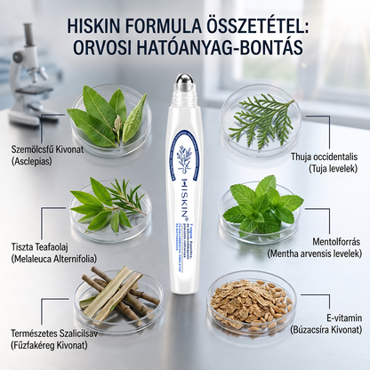 🔥Hivatalos Márkabolt | 🚢🚢 Hiskin® 7 napos Szemölcseltávolító Roll-on Ápoló Folyadék (Fájdalommentes rollerball technológia, hegek nélkül) 🐬